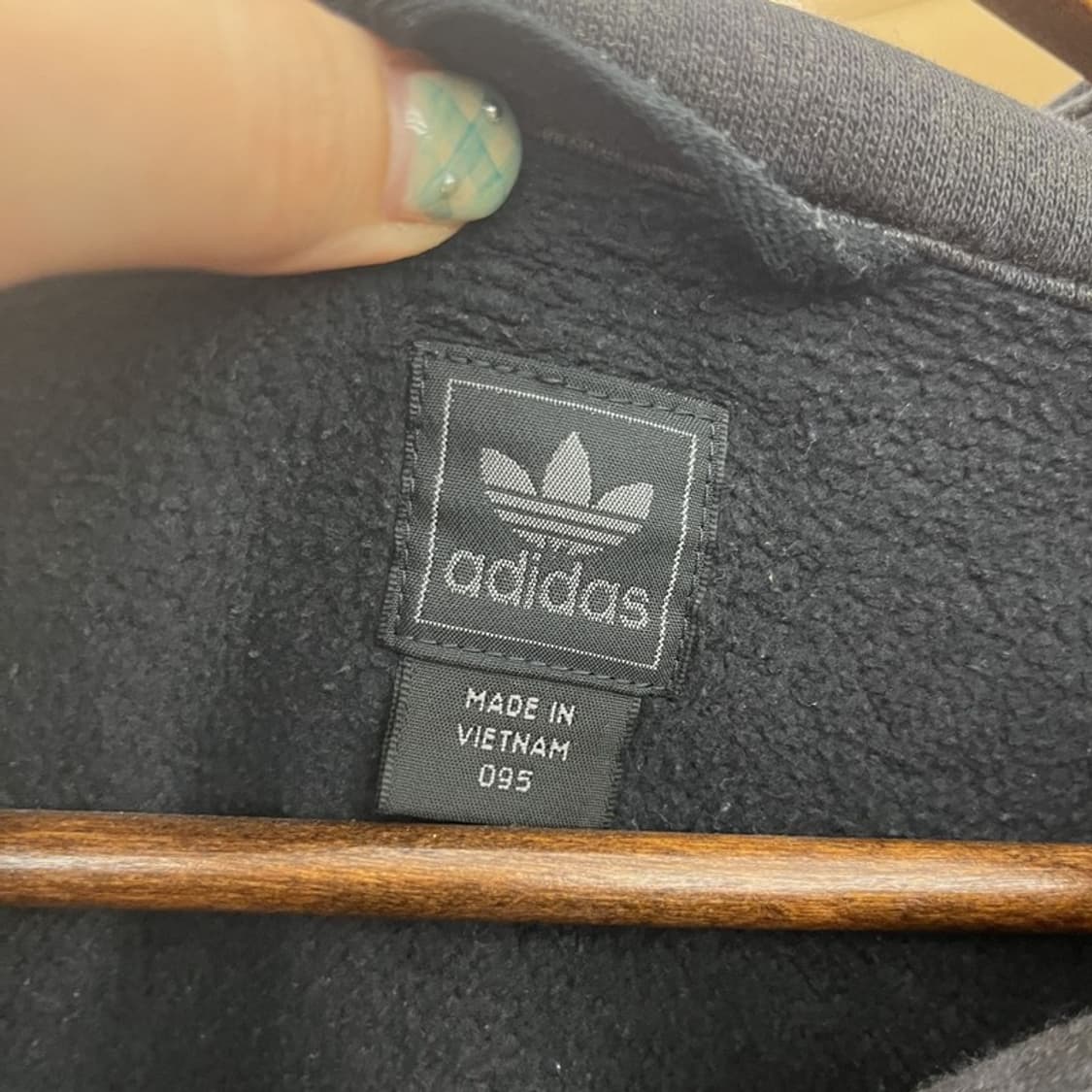 아디다스 흑탭 스펠아웃 약기모 후드집업 95 C05692 상품이미지3