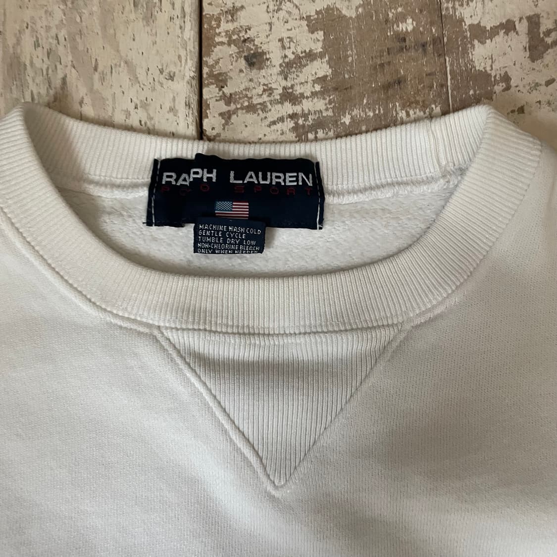 폴로 랄프로렌 화이트 스웻셔츠 상품이미지2