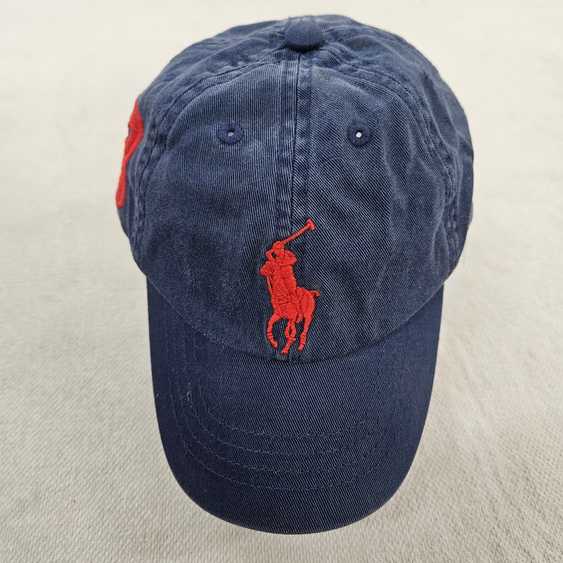 [F] 폴로 랄프로렌 레드 빅포니 코튼 치노 볼캡 모자 0120Y2 상품이미지1