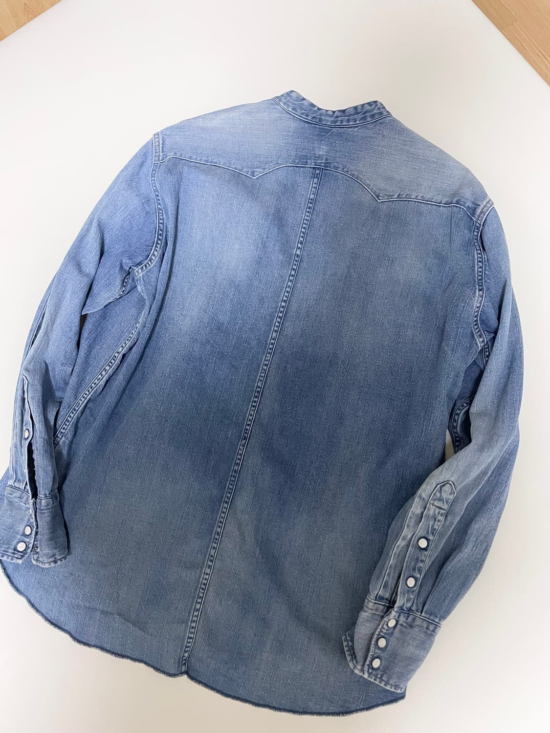 언유즈드 웨스턴 집업 데님셔츠 솔로이스트 토가 상품이미지7
