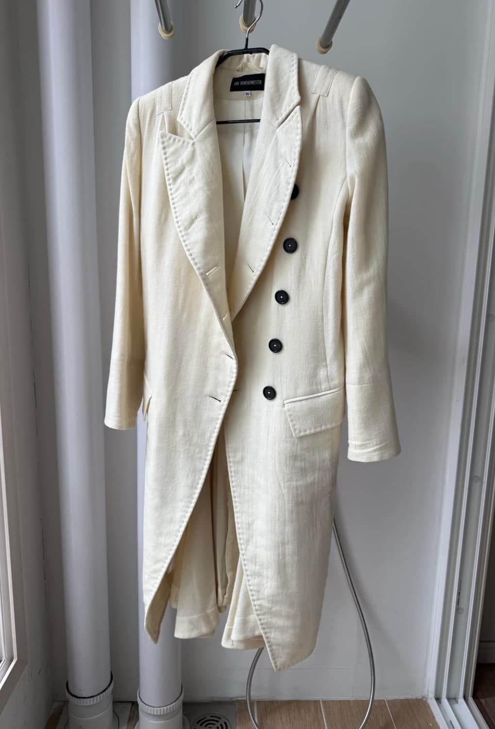 앤드뮐미스터 화이트 울코트 상품이미지1