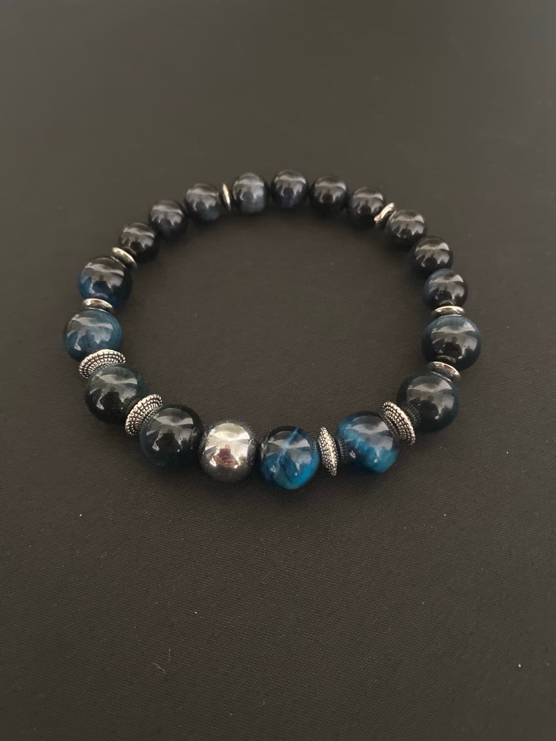 다크 블루 호안석 팔찌 상품이미지1