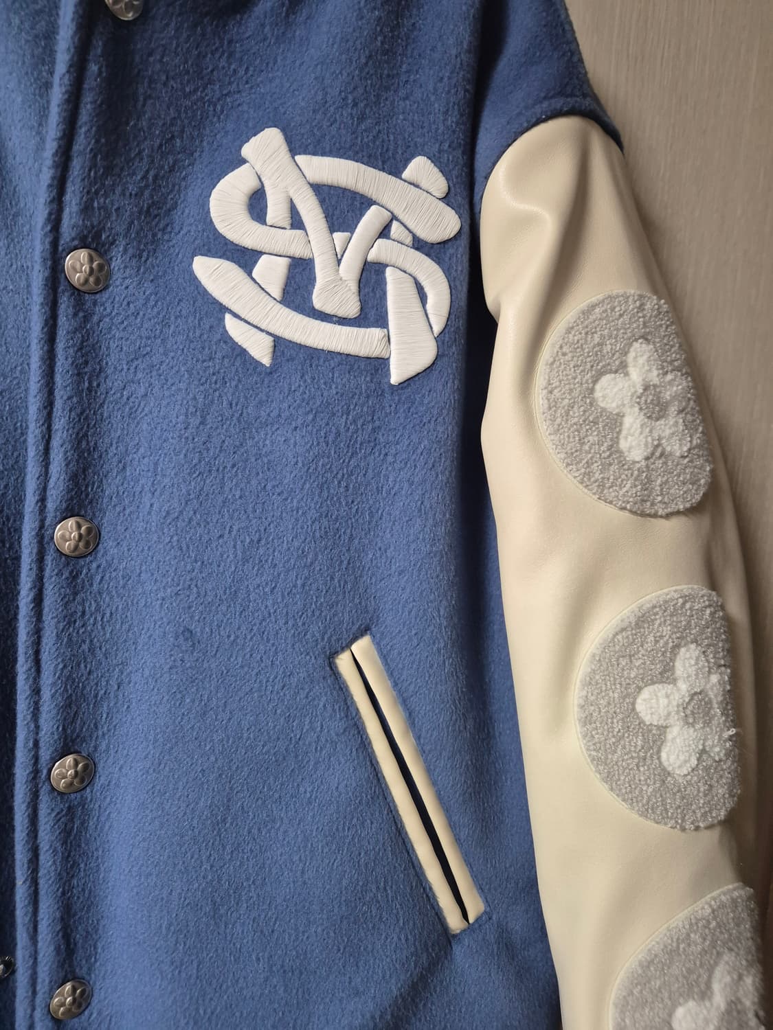 반디더핑크 X SM 엔터테이먼트 아티스트 바시티 자켓 S 점퍼 상품이미지4