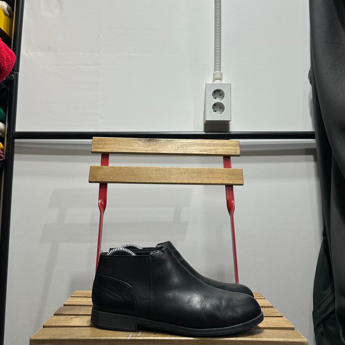 39 250) 캠퍼 부츠 여성 여자 부츠 보위 블랙 앵클 부츠  상품이미지1