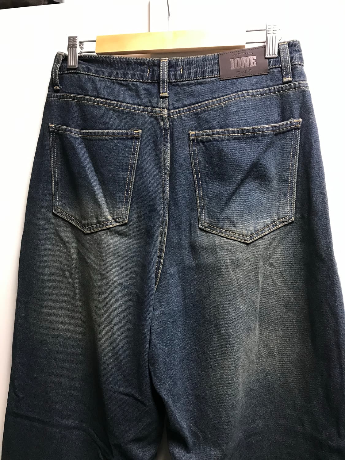 지그재그 빈티지 워싱 데님팬츠 상품이미지1