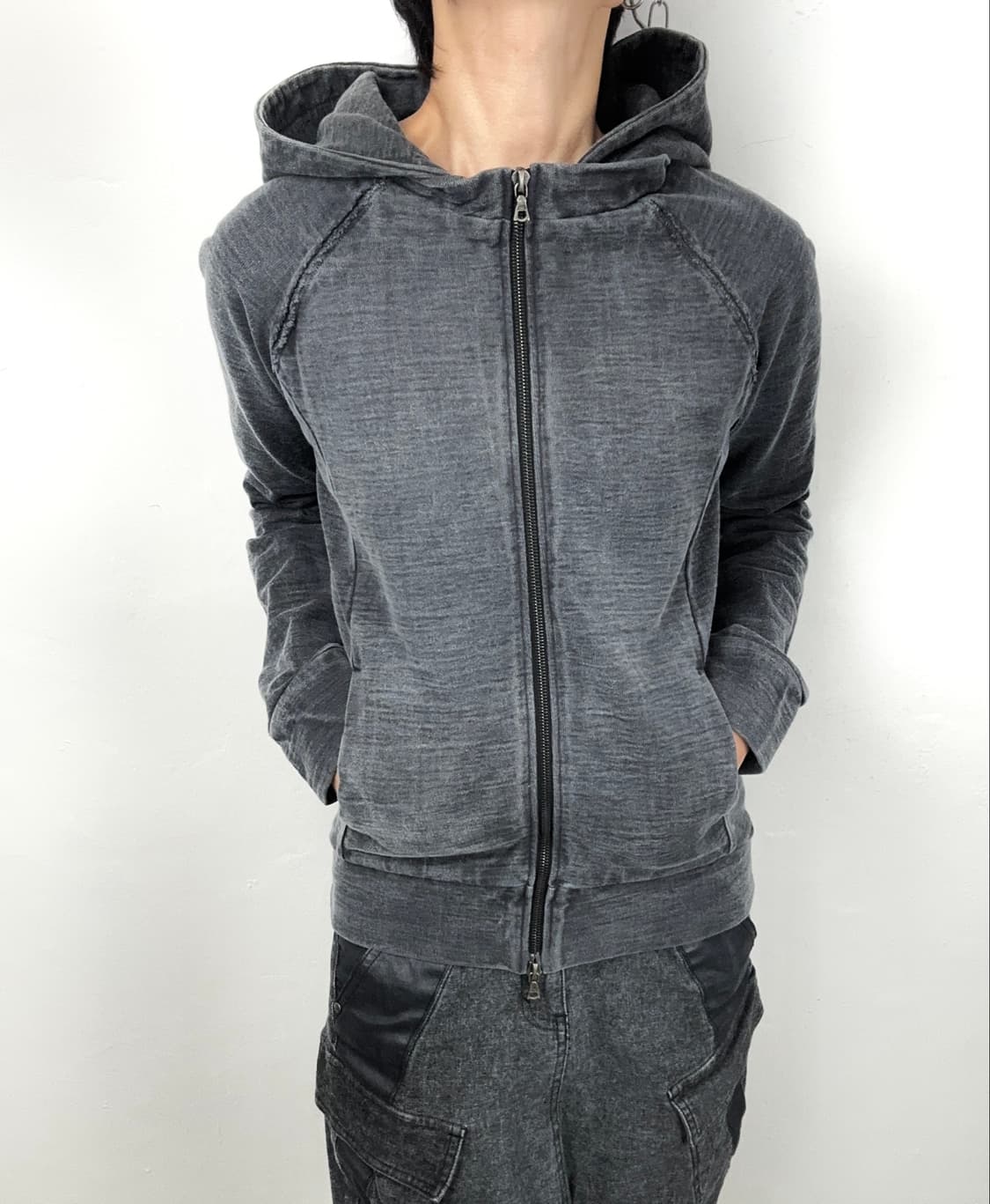Ripvanwinkle Garment Dyed Double Zip Hoo 상품이미지1