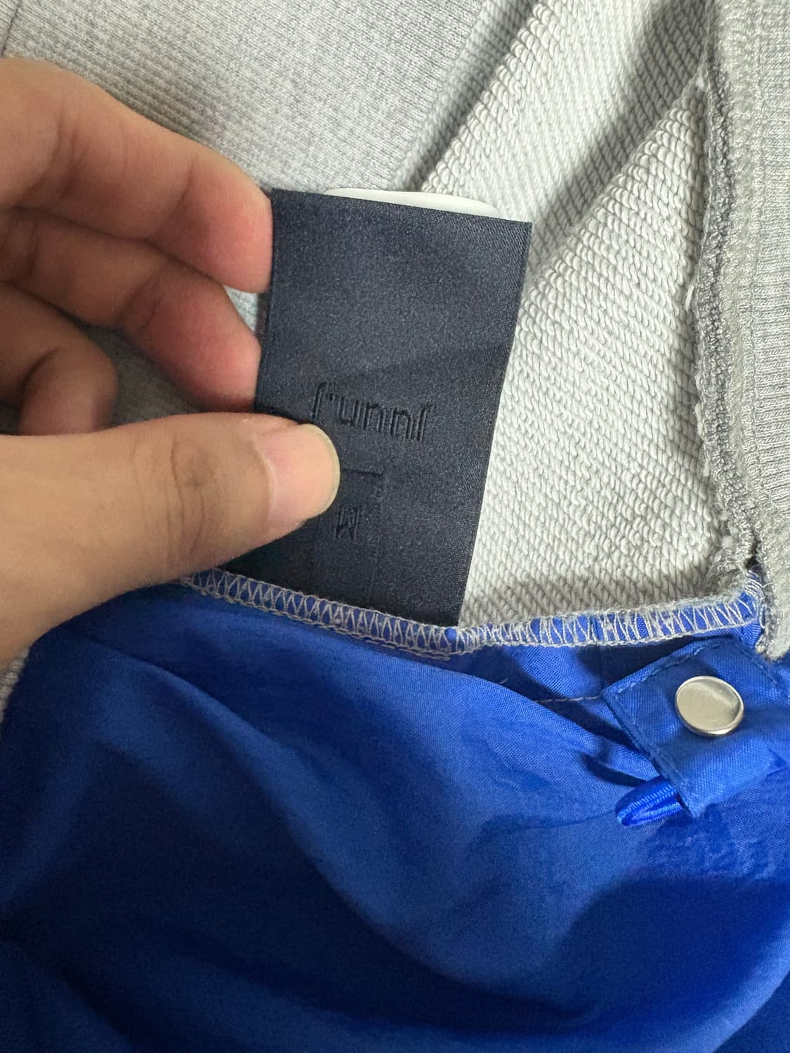 준지 사이드 지퍼 맨투맨-m 상품이미지5