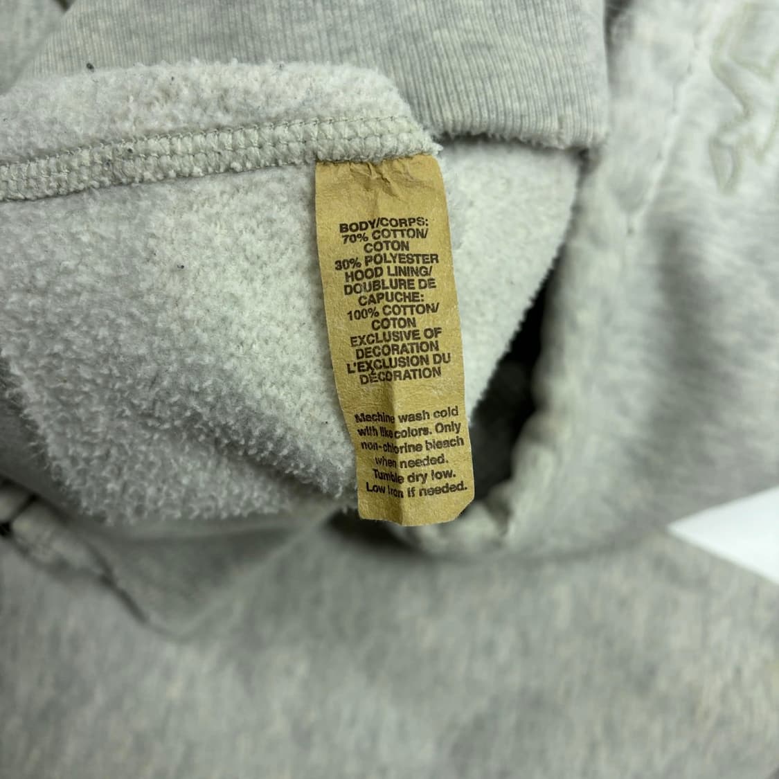 홀리스터 y2k 연그레이 올드스쿨 스웻 후드집업 희귀져지(S) 상품이미지5