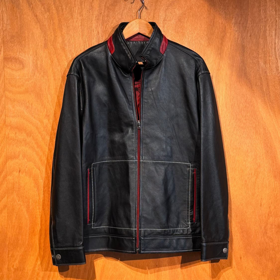 이탈리안 램스킨 카페레이서 자켓 XL 양가죽 상품이미지1