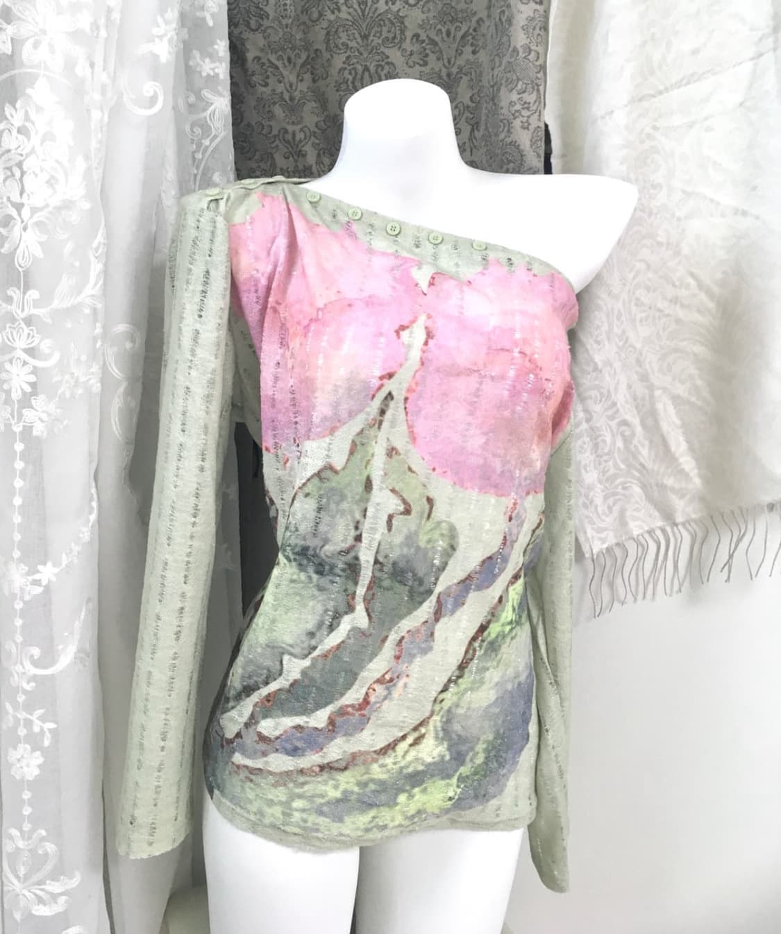 오리엔탈 페어리 프린팅 탑 상품이미지1