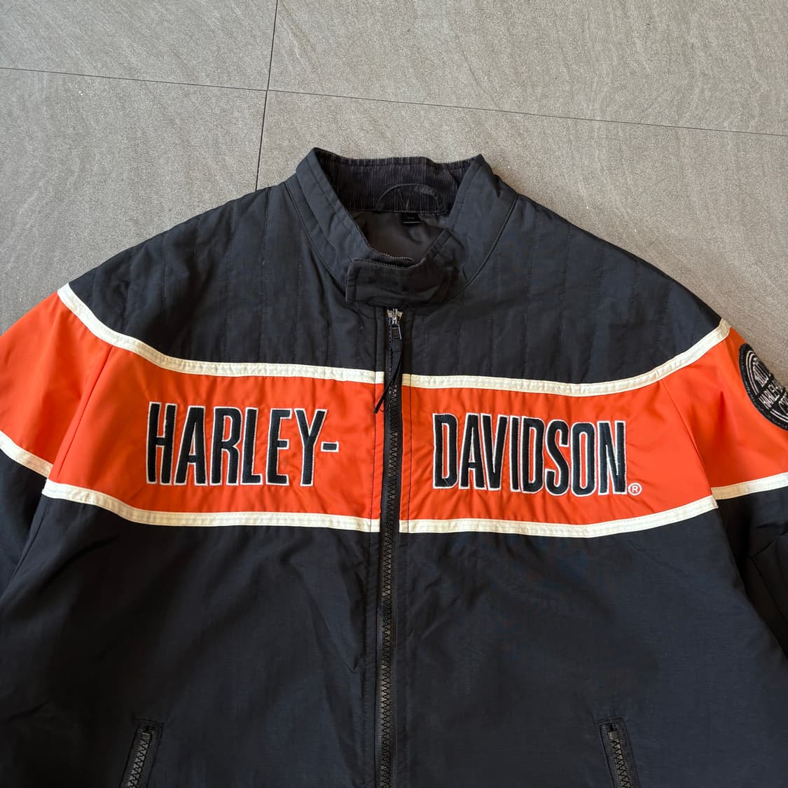 할리데이비슨 정품 나일론 블랙 자켓  상품이미지5
