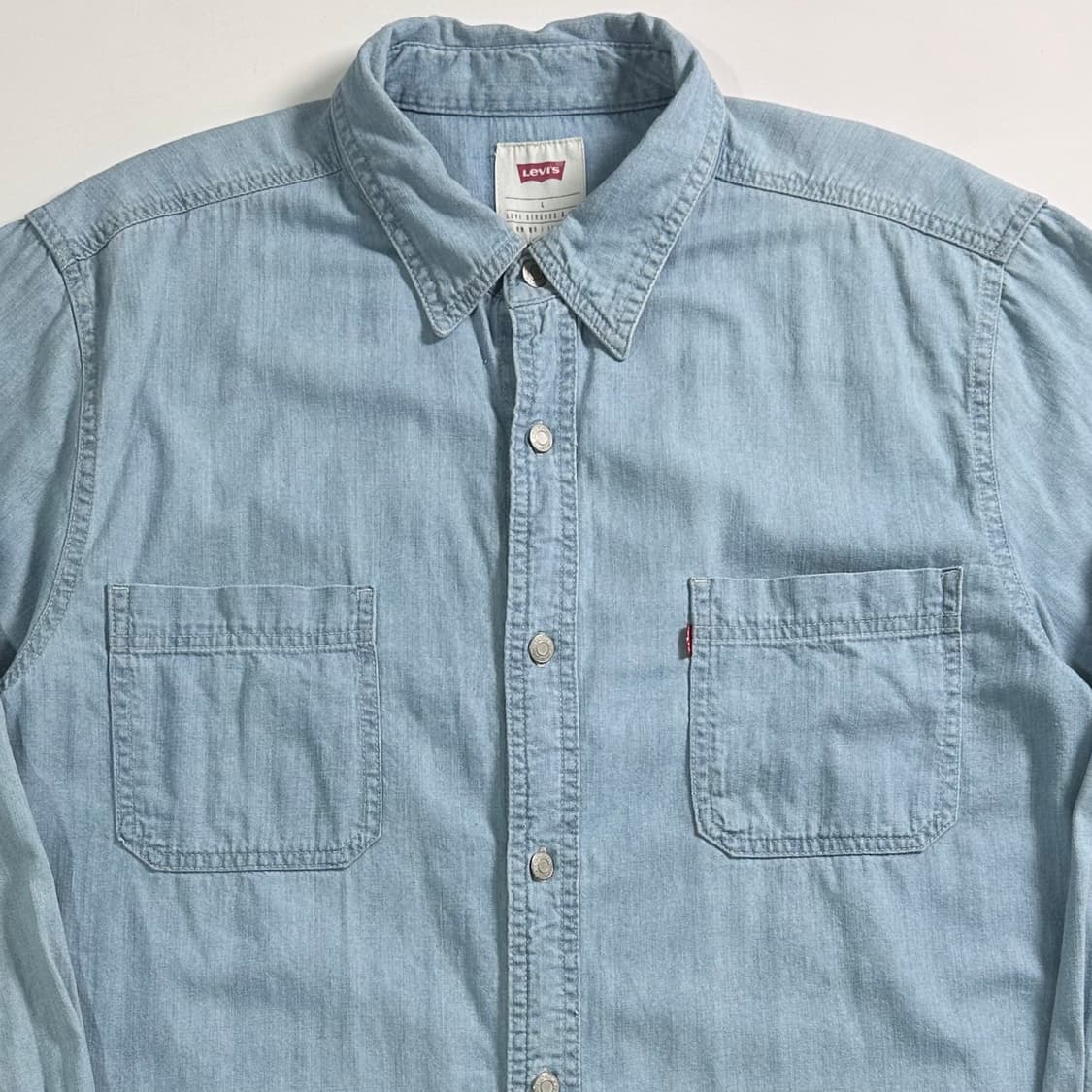 리바이스 연청 투포켓 데님 셔츠 상품이미지2