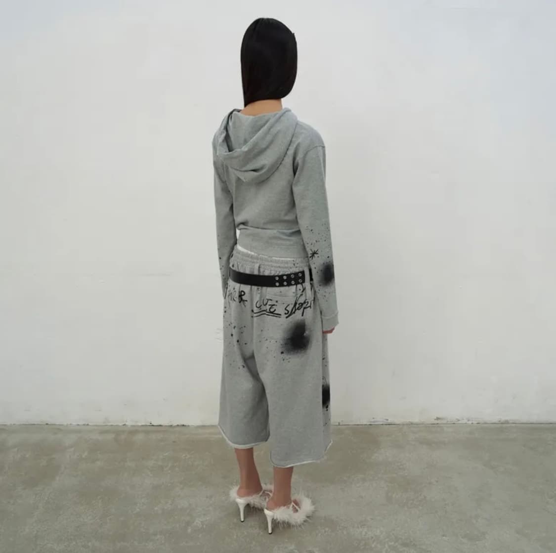 LCDC 프린트 후드집업, 버뮤다팬츠 세트  상품이미지3