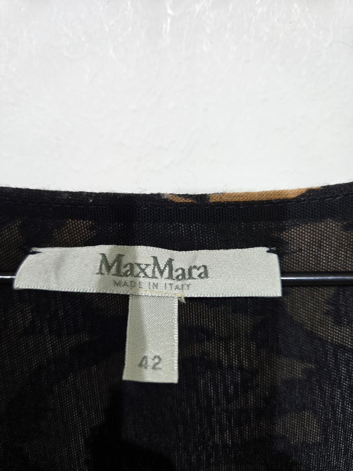 막스마라 레오파드 랩 스타일 롱 원피스 상품이미지5