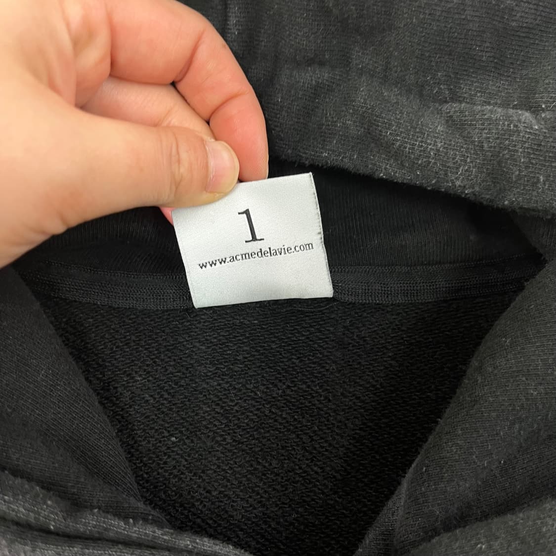 100 아크메드라비 빅로고 후드티 상품이미지5