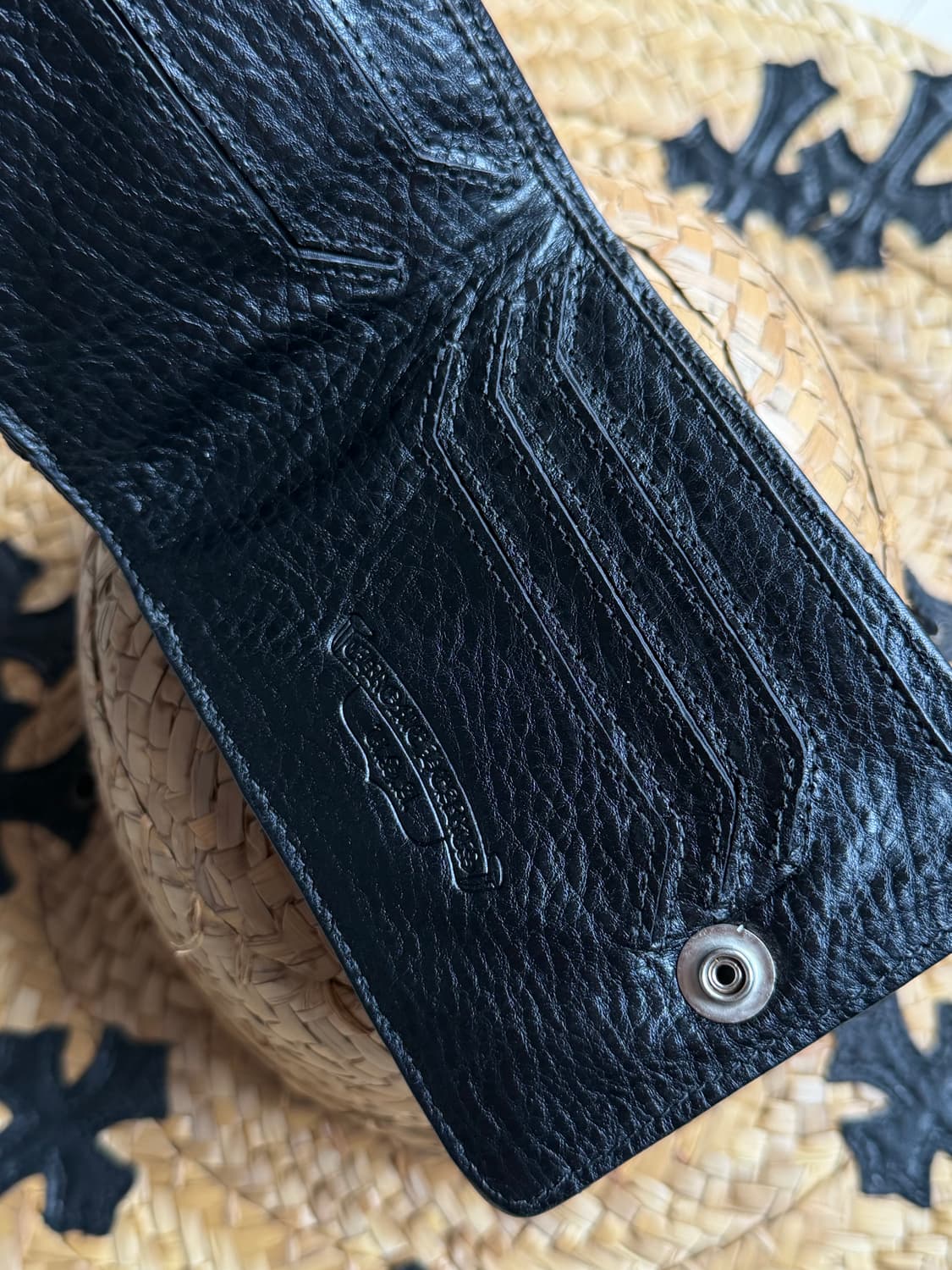 크롬하츠 블랙 패치 지갑 월렛 상품이미지7