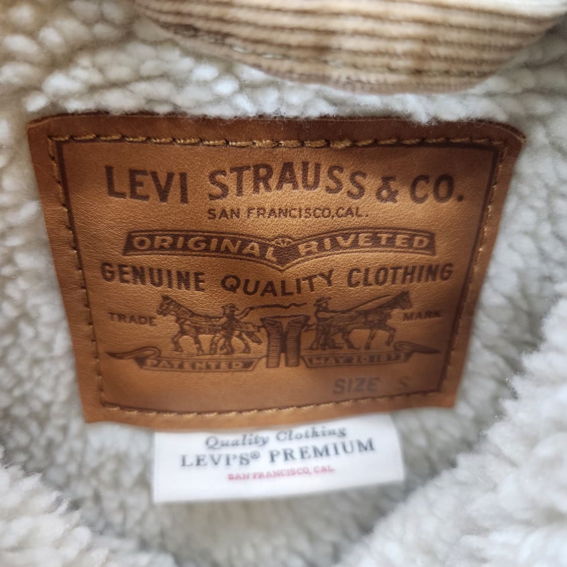 리바이스 쉐르파 코듀로이 투포켓 자켓 S(M) 남여공용 상품이미지5