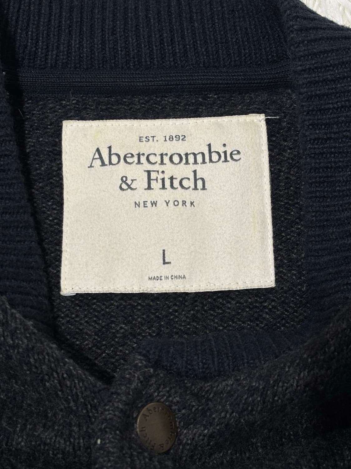 아베크롬비 자수로고 니트 자켓 상품이미지6