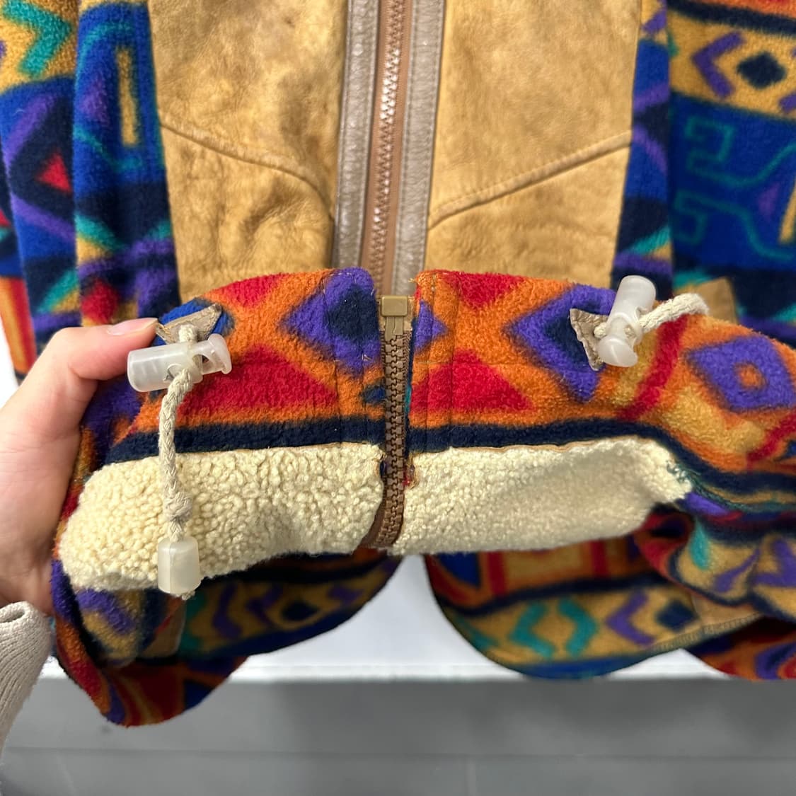 빈티지 뉴질랜드 램스킨 플리스 자켓 상품이미지4