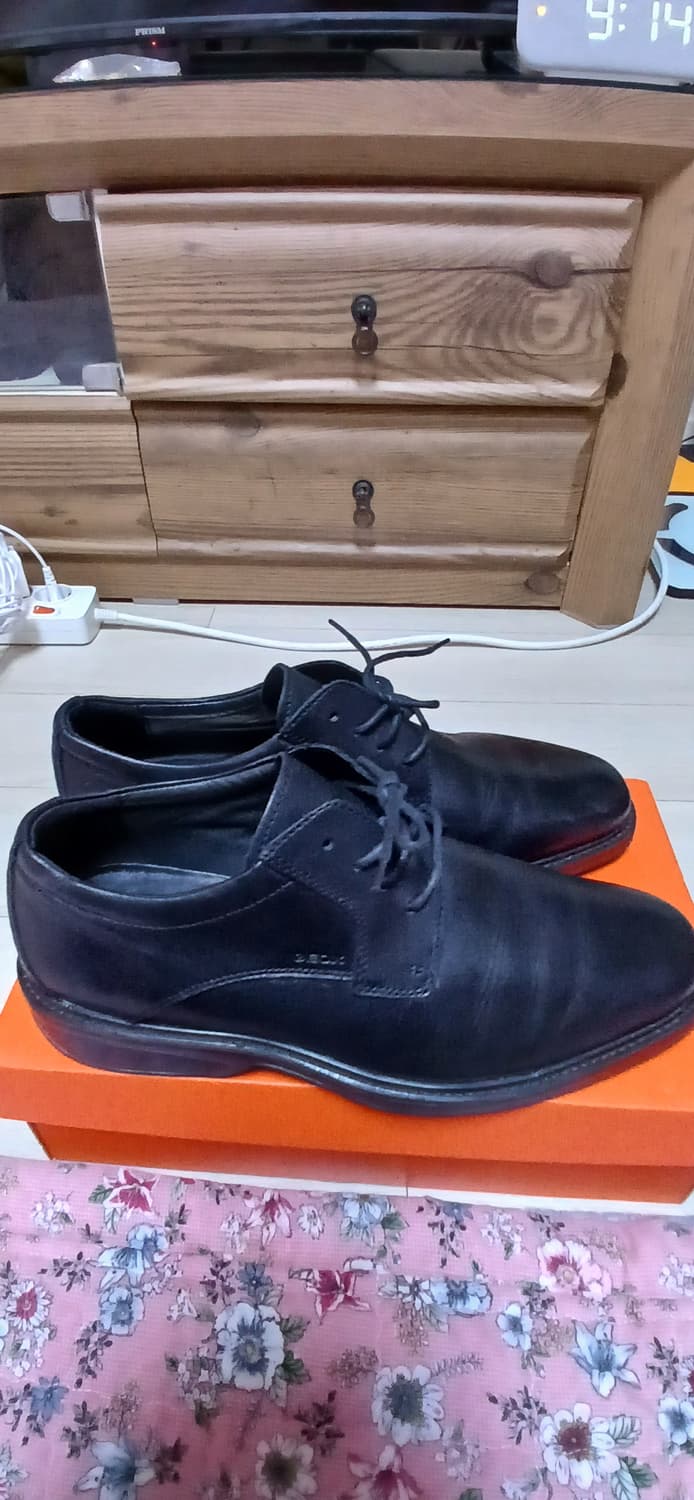 제옥스(GEOX) 남성용 블랙 드레스 슈즈(EU43,약275mm)  상품이미지2