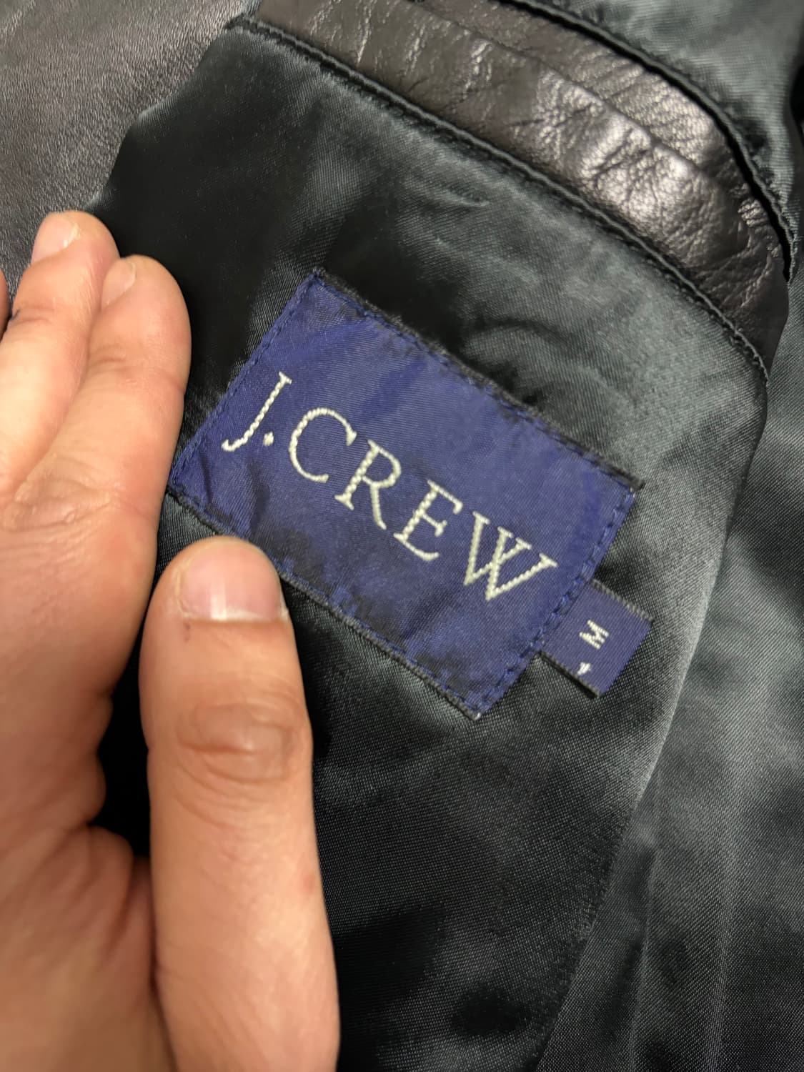 100-105) 제이크루 레더 카코트 집업 자켓(상태최상) 상품이미지8