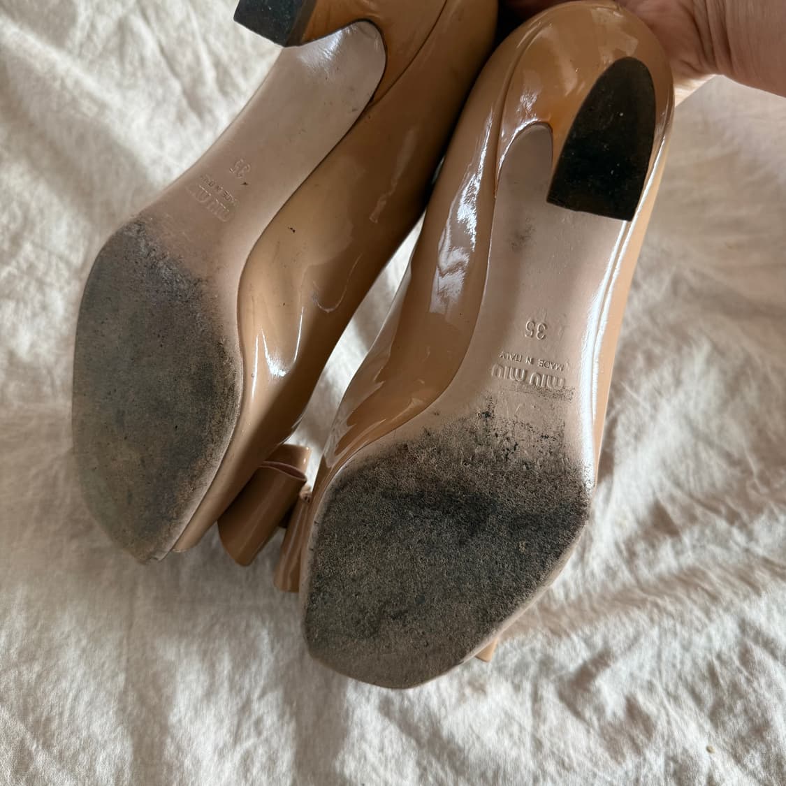 미우미우 리본 슈즈  상품이미지5