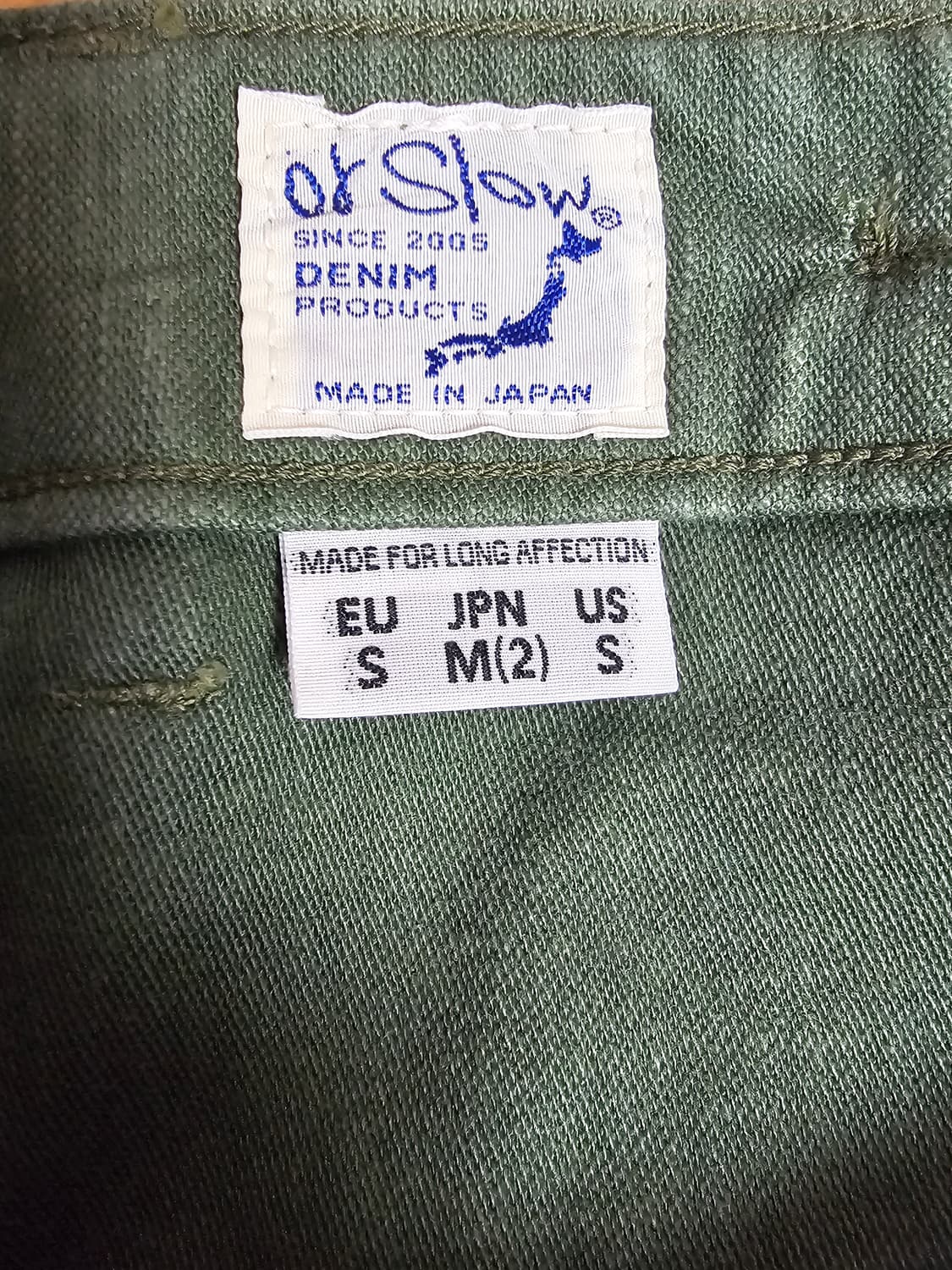 Orslow Fatigue Pants 오어슬로우 퍼티그팬츠  2사이즈 상품이미지2