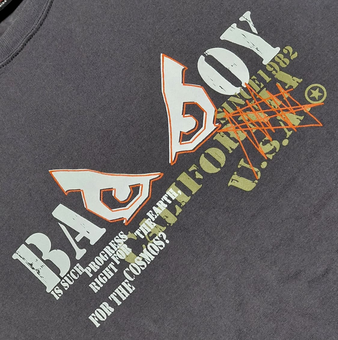 [VINTAGE/M] BAD BOY 배드보이 올드스쿨 그래픽 슬리브리스 상품이미지5