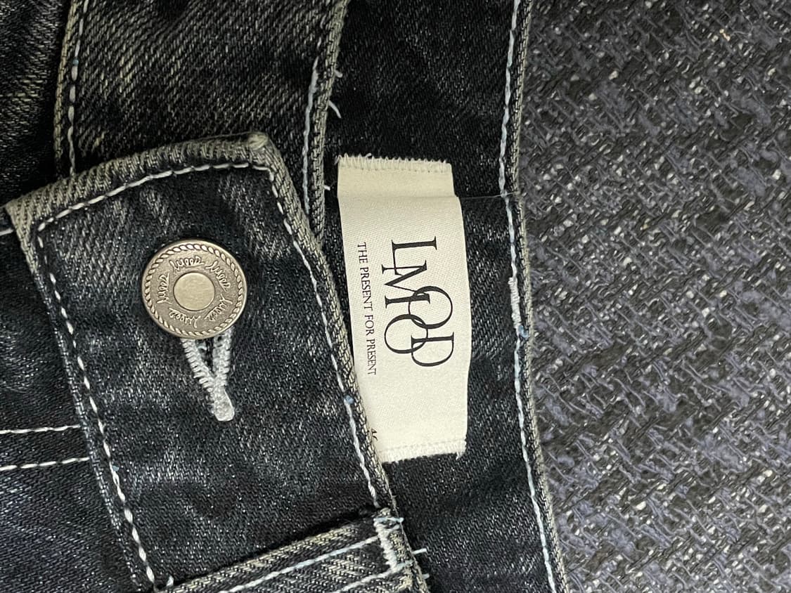 [46]엘무드맥스와이드데님 다크블루 상품이미지2