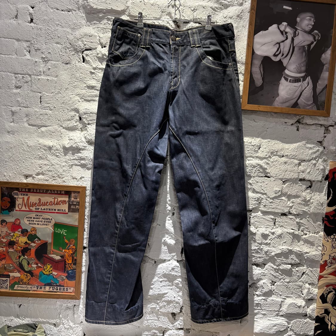 에비수 빈티지 데님 팬츠 36 상품이미지2