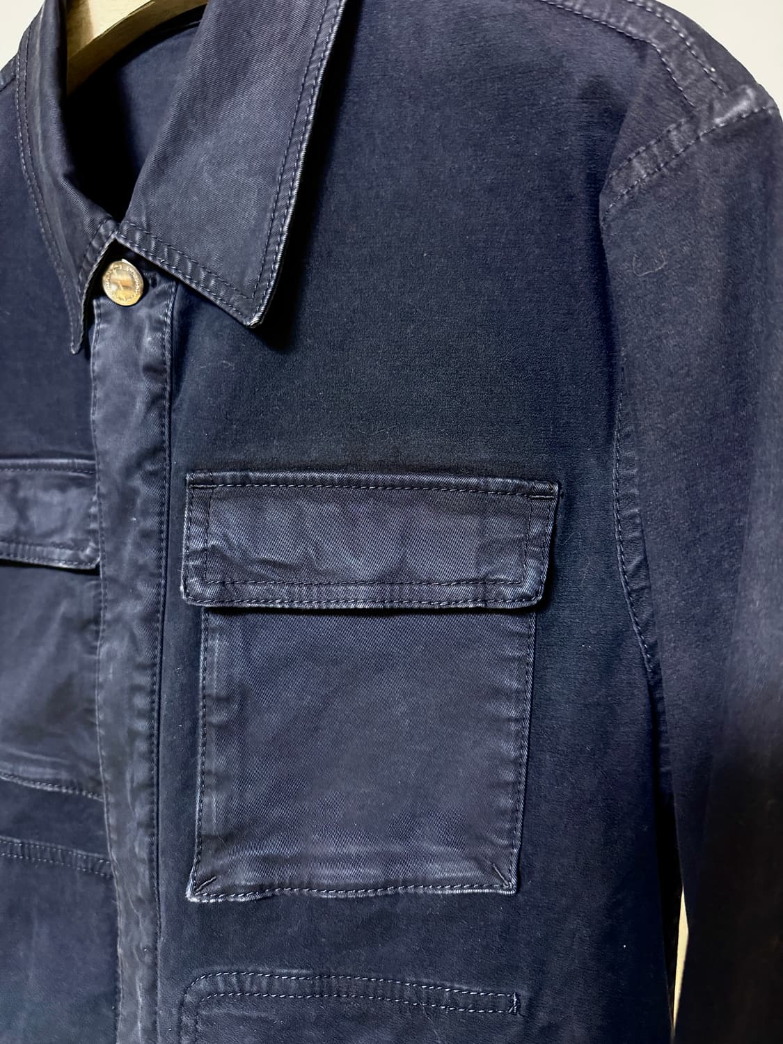 코스튬네셔널 빈티지 데님혼방 워시드 트러커 자켓 상품이미지4