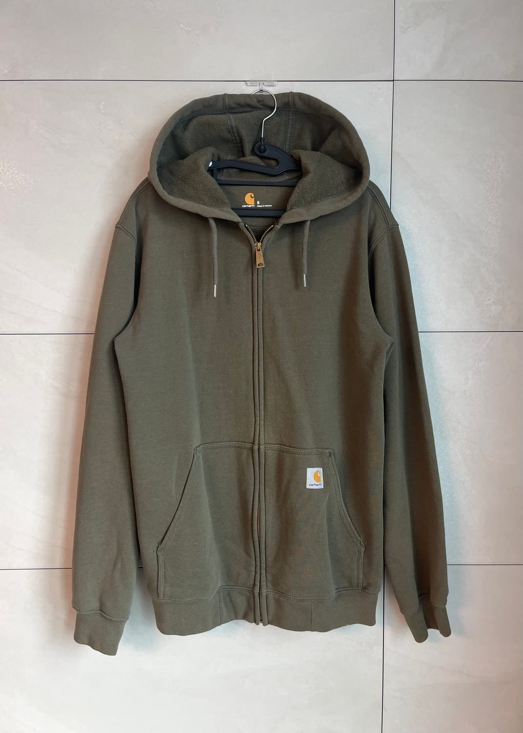 칼하트 후드집업 올리브 카키 (S size) 상품이미지1