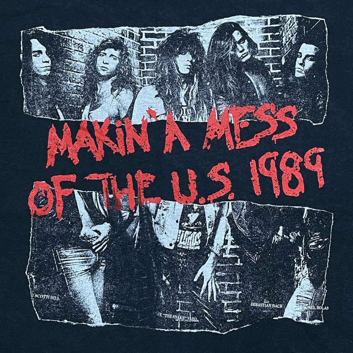 [XL] 스키드로우 1989 투어 티셔츠 상품이미지5