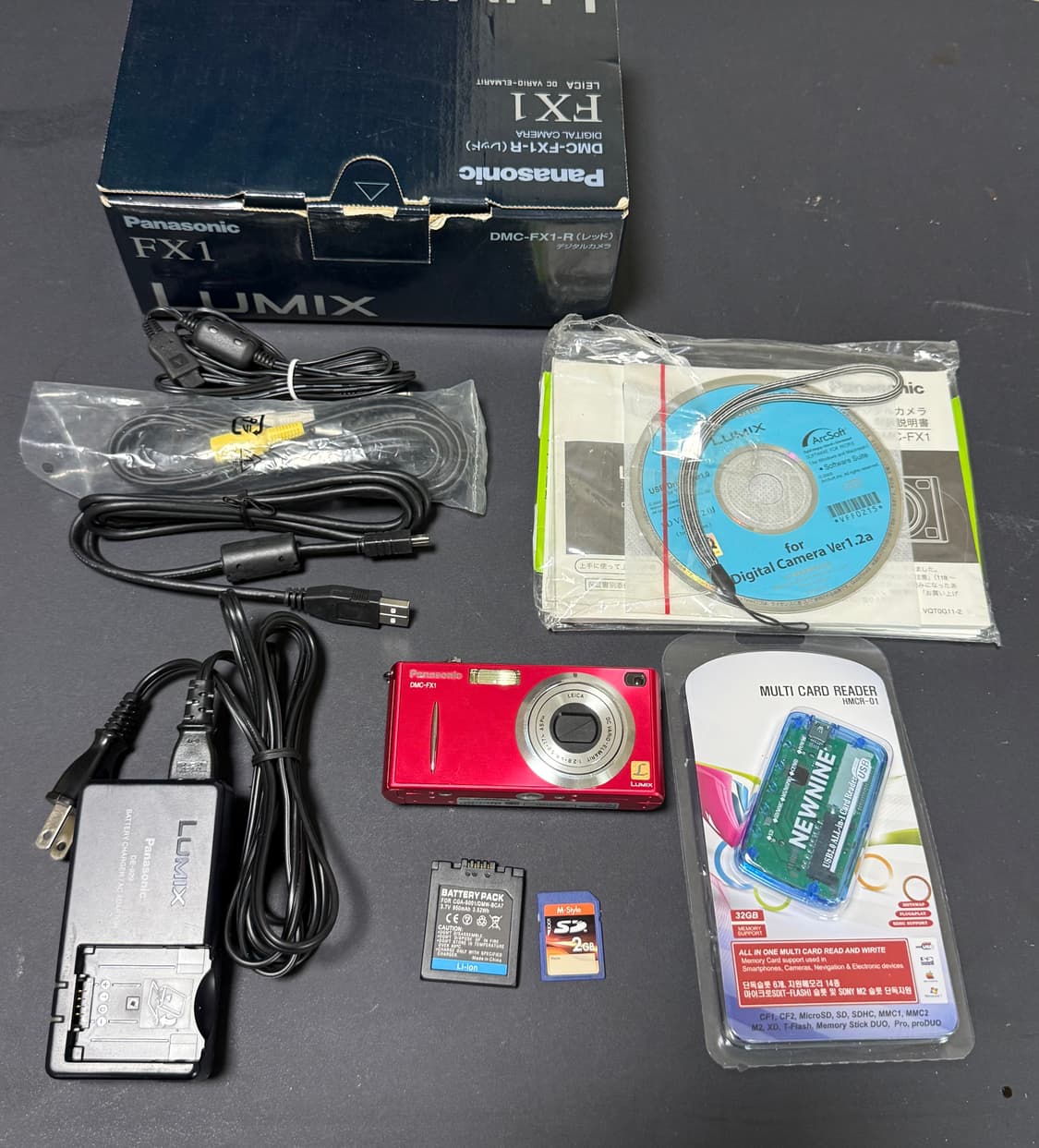 📸 Panasonic LUMIX DMC-FX1 레드 빈티지 디카 상품이미지2