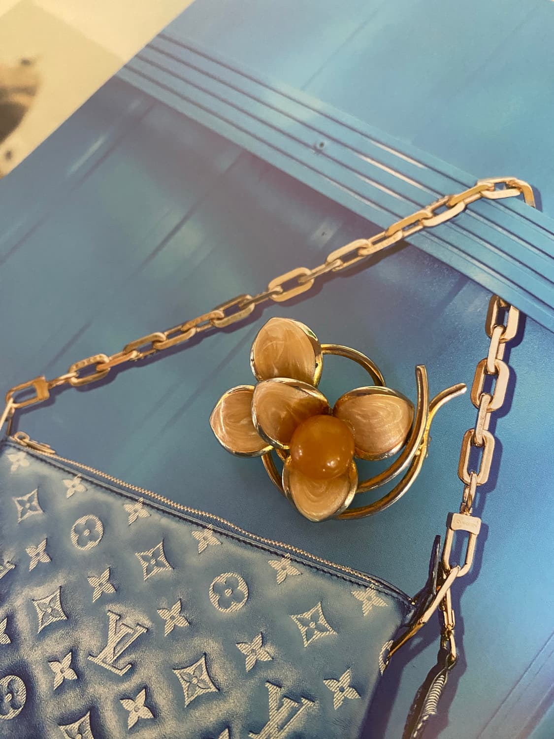 빈티지 플라워 브로치 상품이미지3