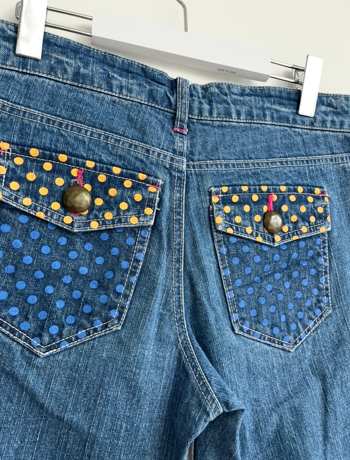 제프리 Y2K 스위트 아트 데님 팬츠 상품이미지6