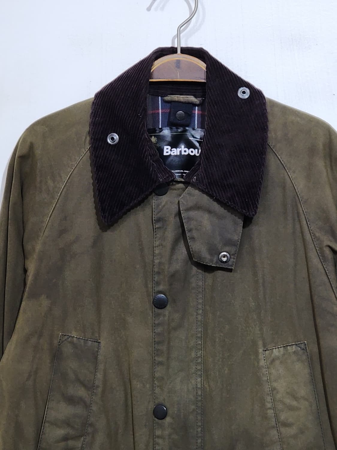 (S) 바버 왁싱자켓 클래식비데일 왁스점퍼 매장판  상품이미지2