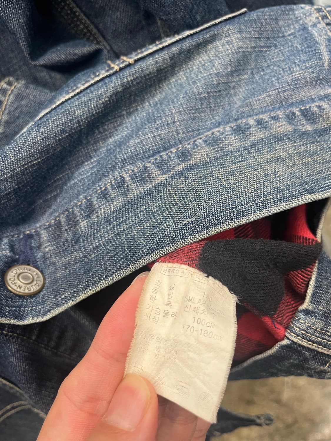 00s 폴로 랄프로렌 데님 초어 워크 자켓 상품이미지7