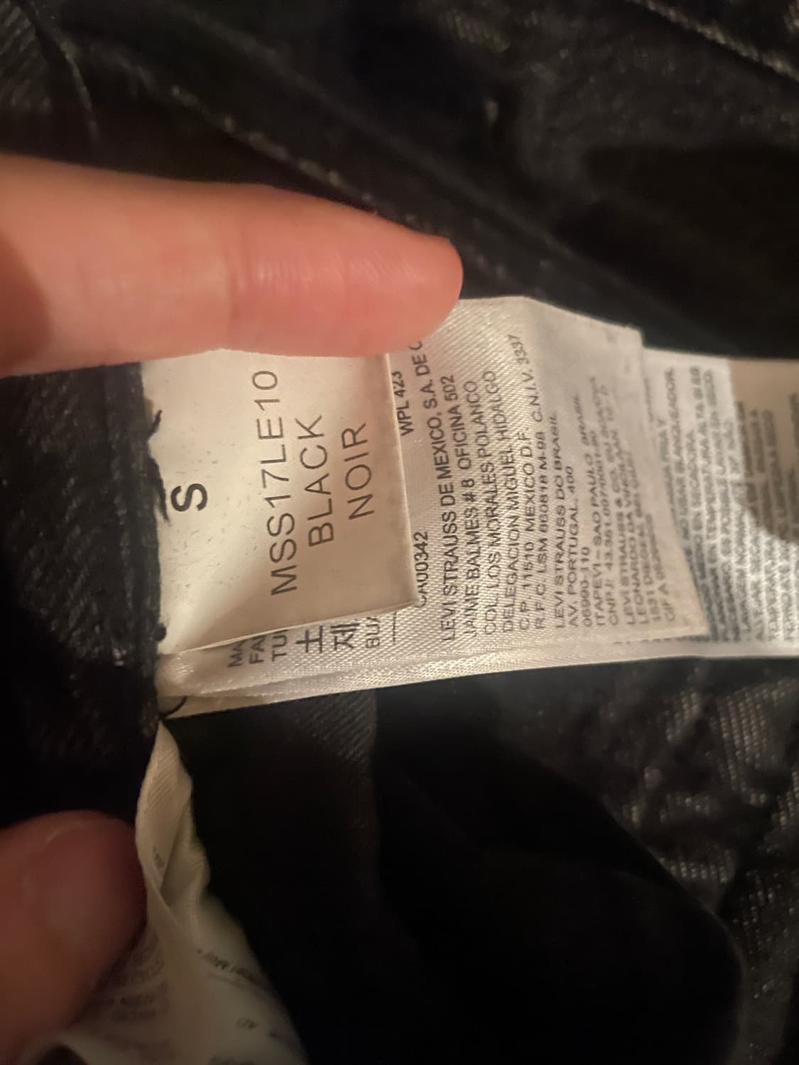 vetements x levis reversible zipper 데님팬츠 상품이미지6