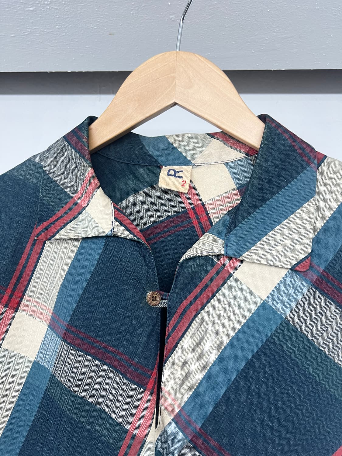 45rpm 헤링본 코튼 플란넬 원피스 상품이미지2