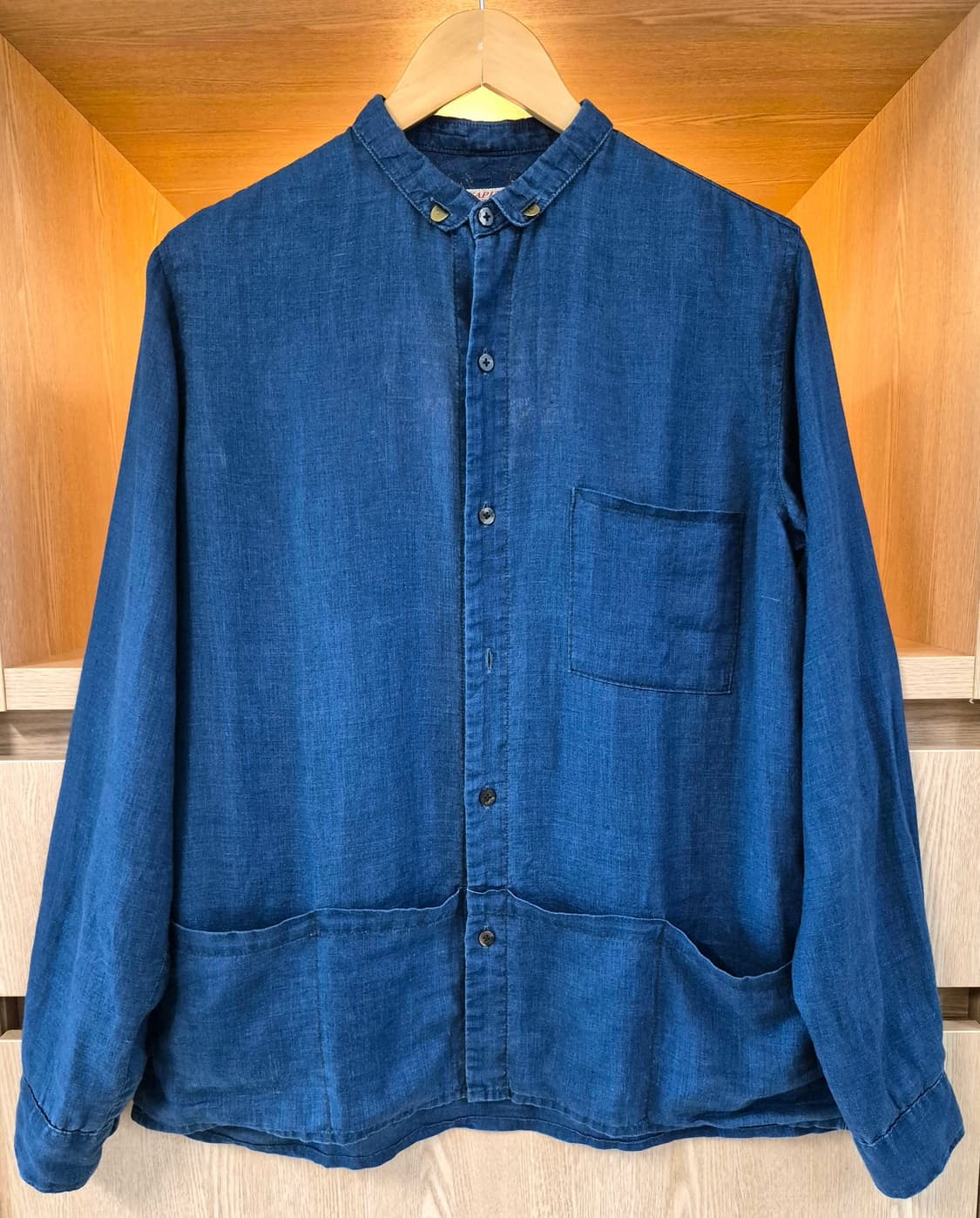 KAPITAL Indigo Linen Work Shirt [M] 상품이미지1