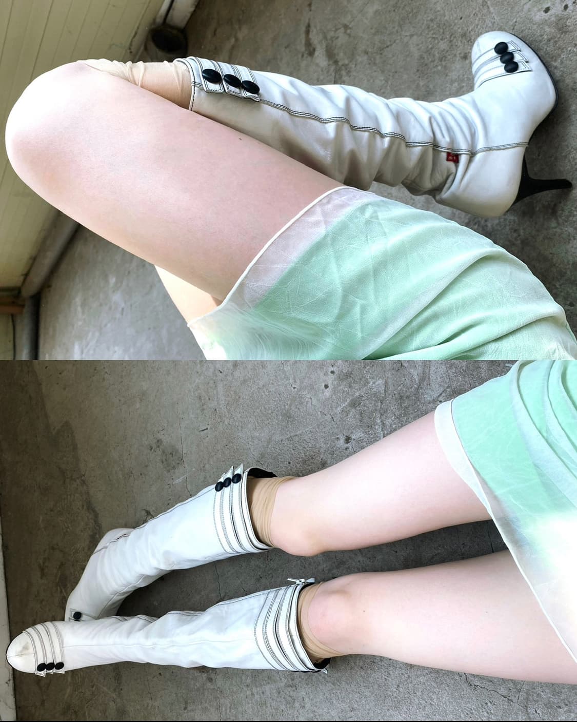 Miss sixty white gogo Boots 화이트 부츠  250 상품이미지2