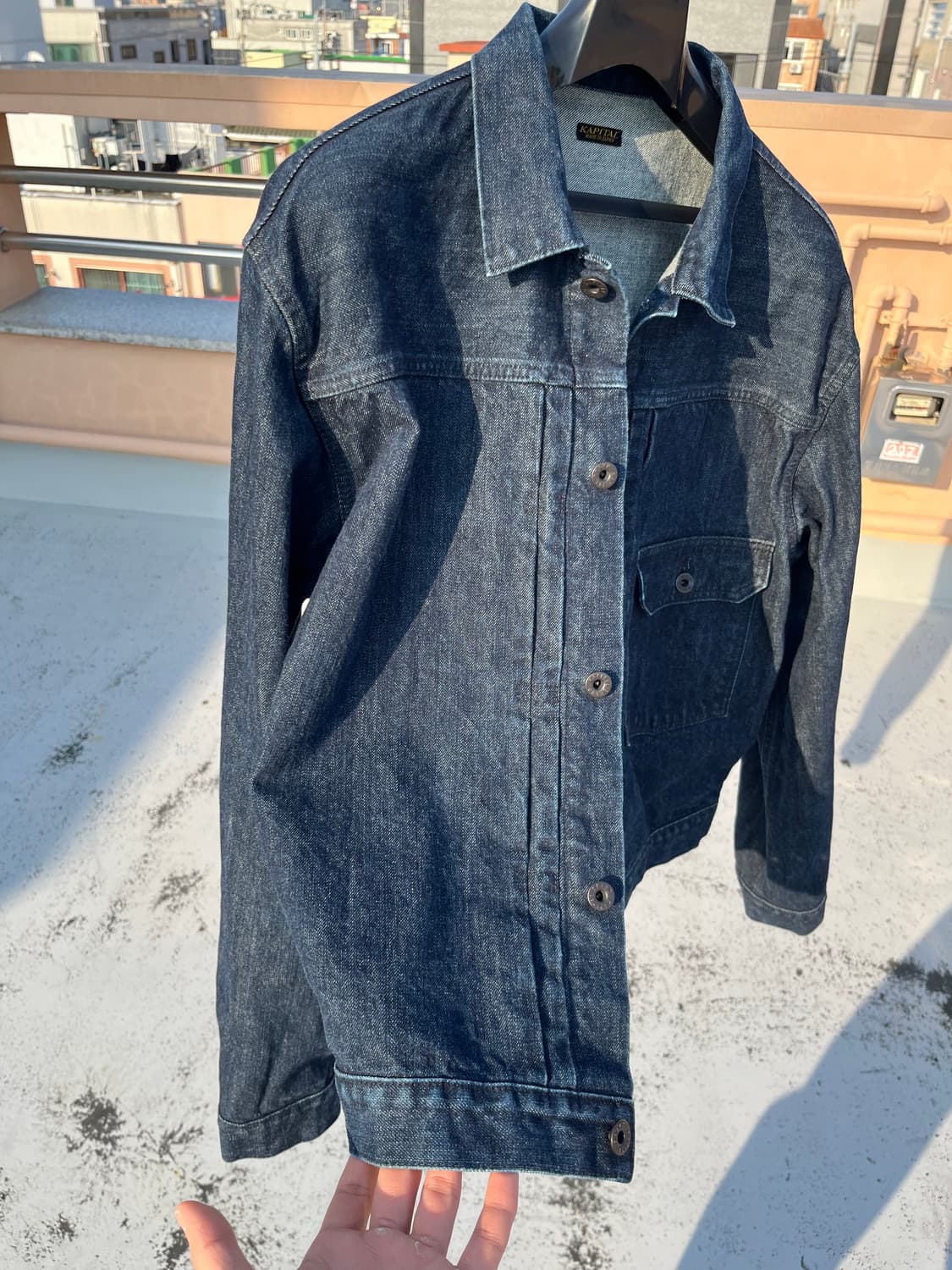 캐피탈 1세대 1st 데님자켓 흑사 상품이미지9