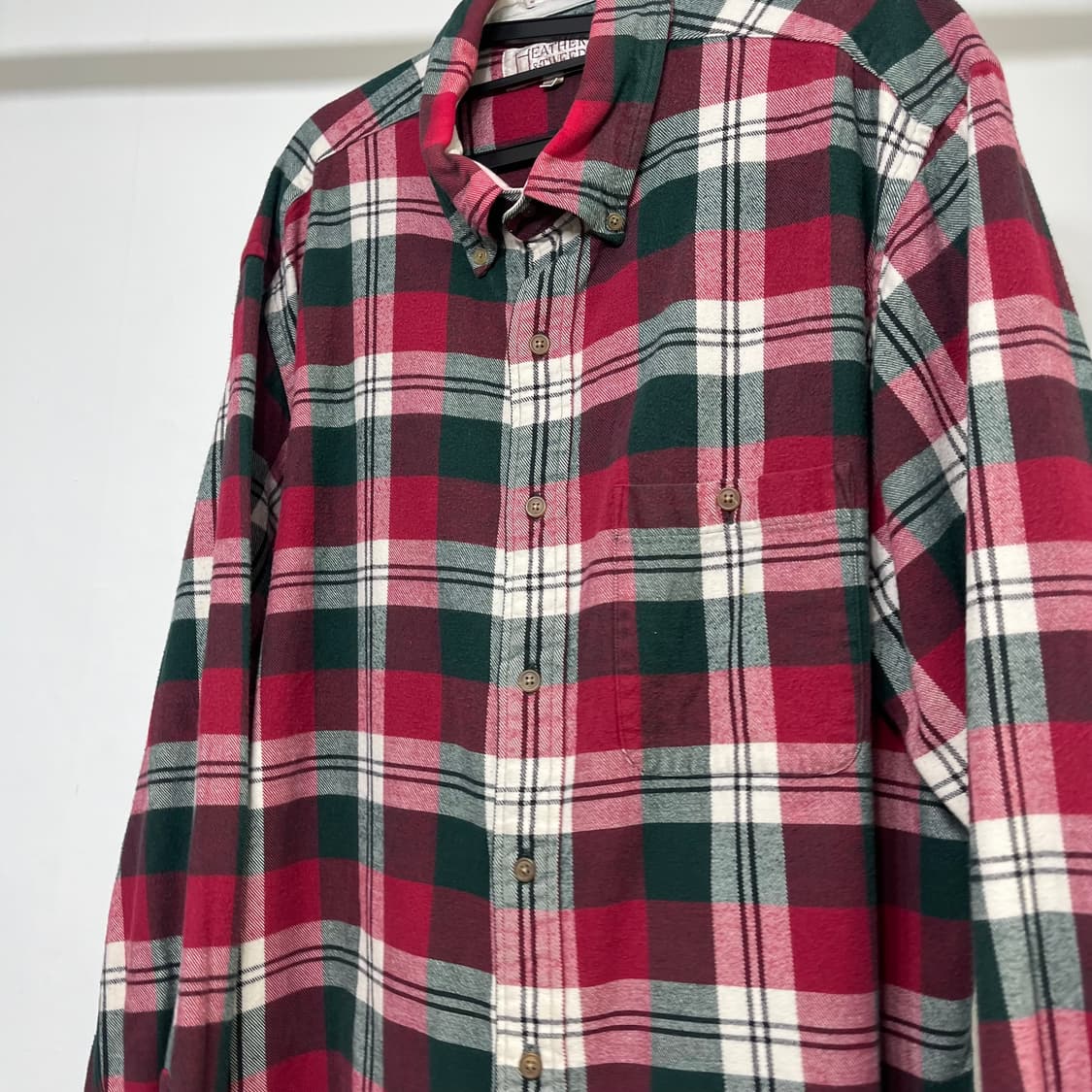 90s HEAVY COTTON FLANNEL 헤비코튼 플란넬 셔츠 상품이미지5