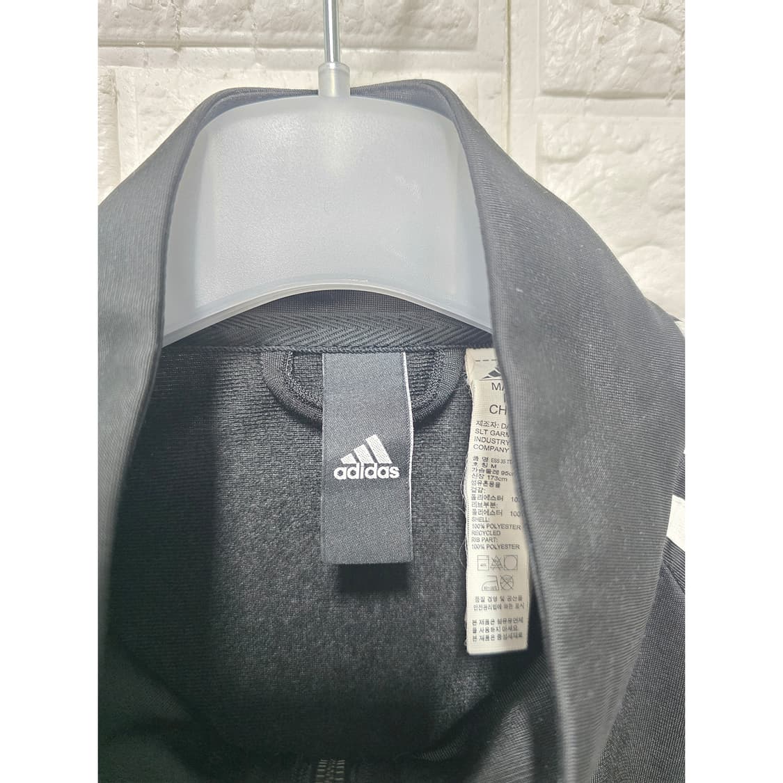 택포_ 아디다스 삼선 트랙탑 져지 블랙 M 상품이미지2