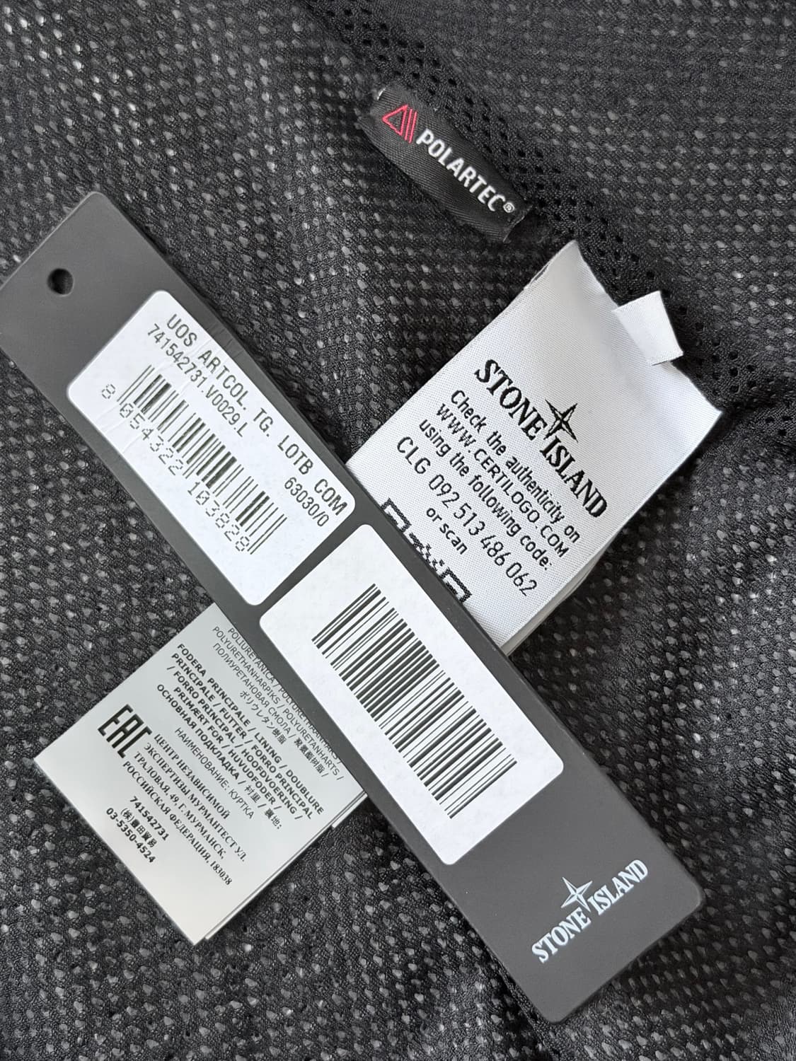 스톤아일랜드 스킨터치 나일론-TC 블랙 L 상품이미지4