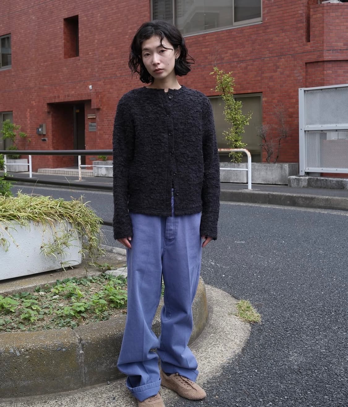 TAEY 태이 poodle cardigan (black) 상품이미지2