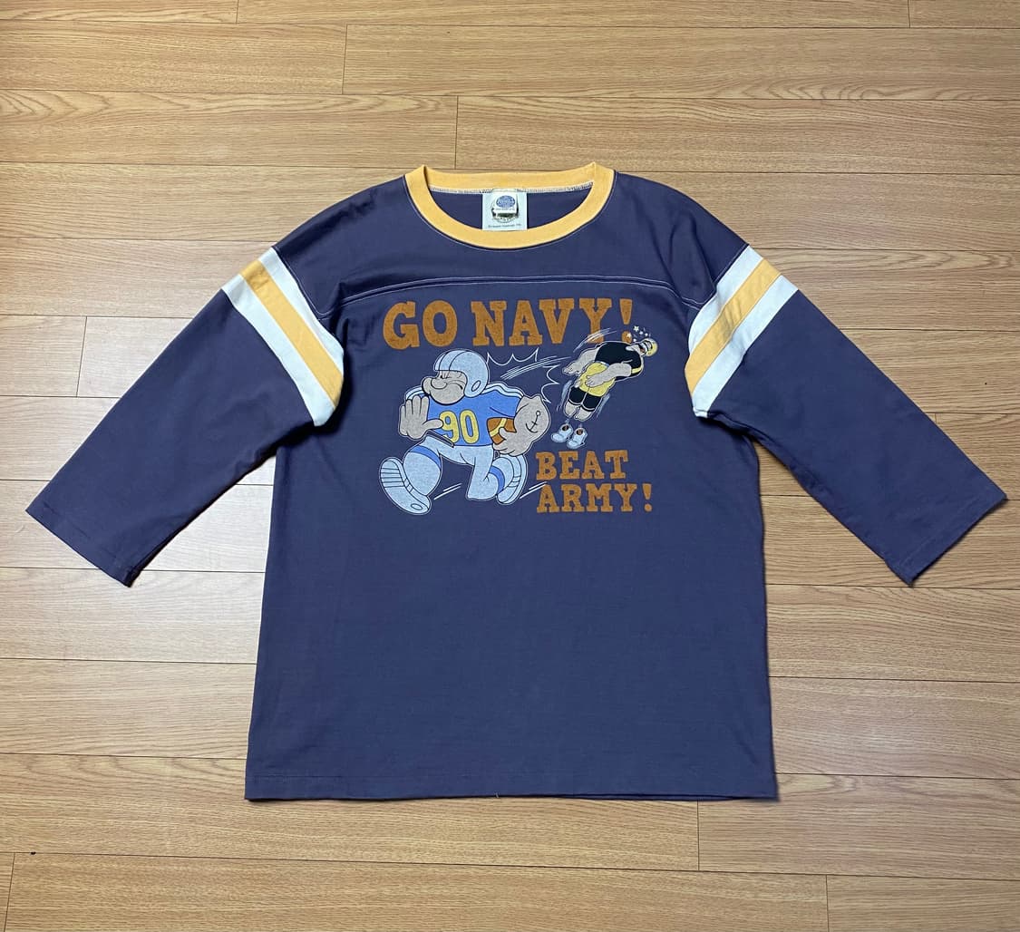 (L) 토이즈맥코이 USN 뽀빠이 풋볼티셔츠 상품이미지1