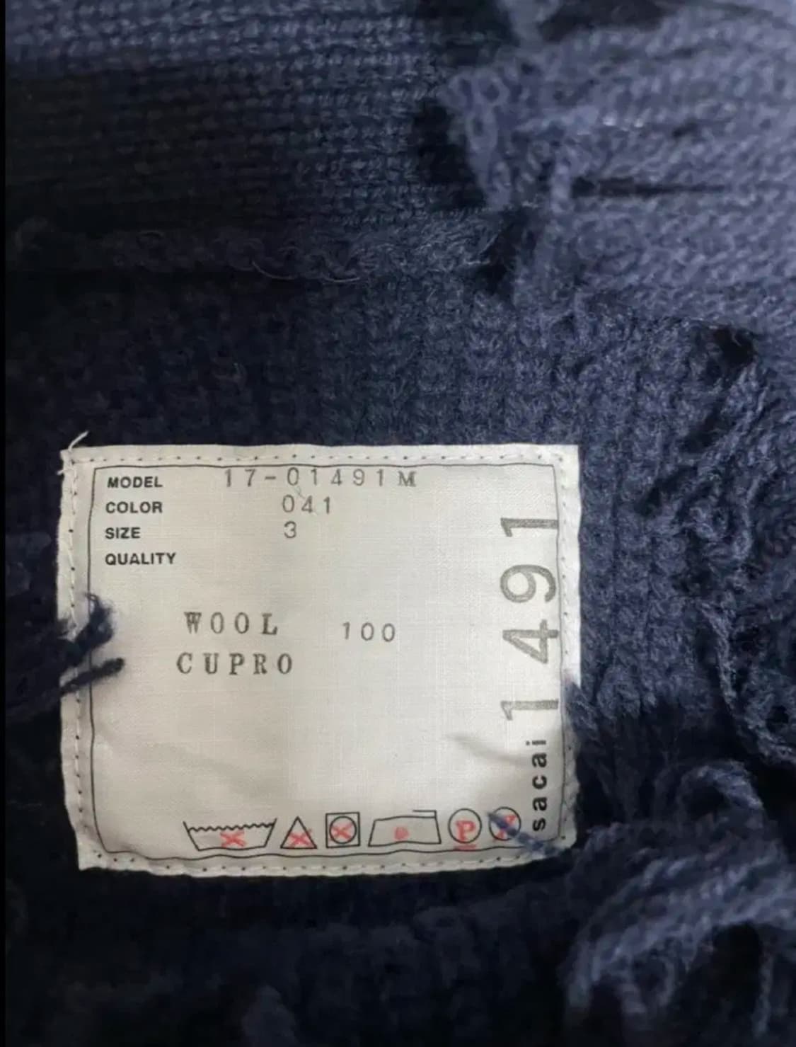 사카이 남성 헤비 스웨터 3 사이즈 ( 100% Wool) 상품이미지6