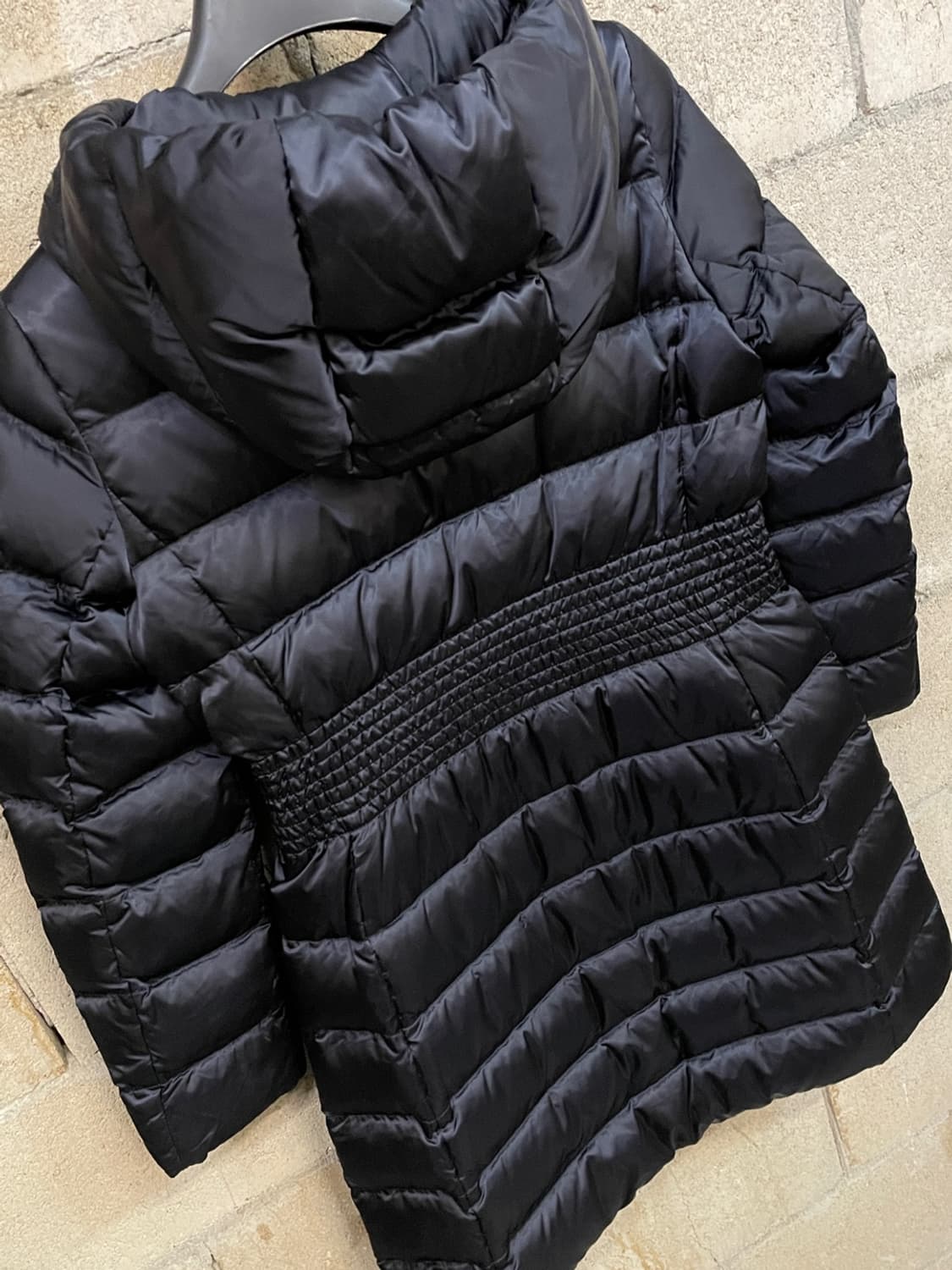 프라다 삼각 로고 피우미노 밴딩 롱 패딩  상품이미지5